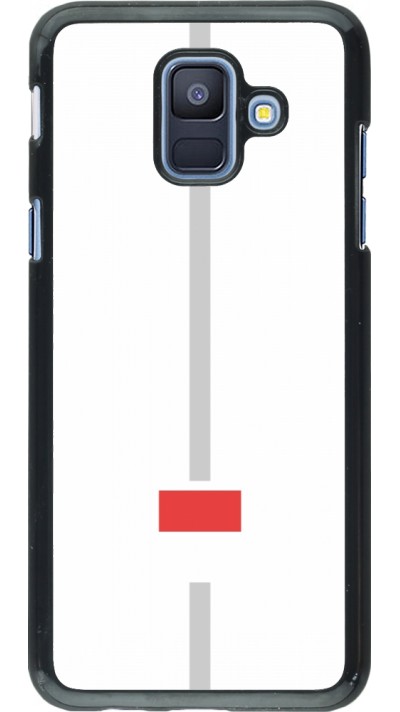 Samsung Galaxy A6 Case Hülle - Kanton SO weiss