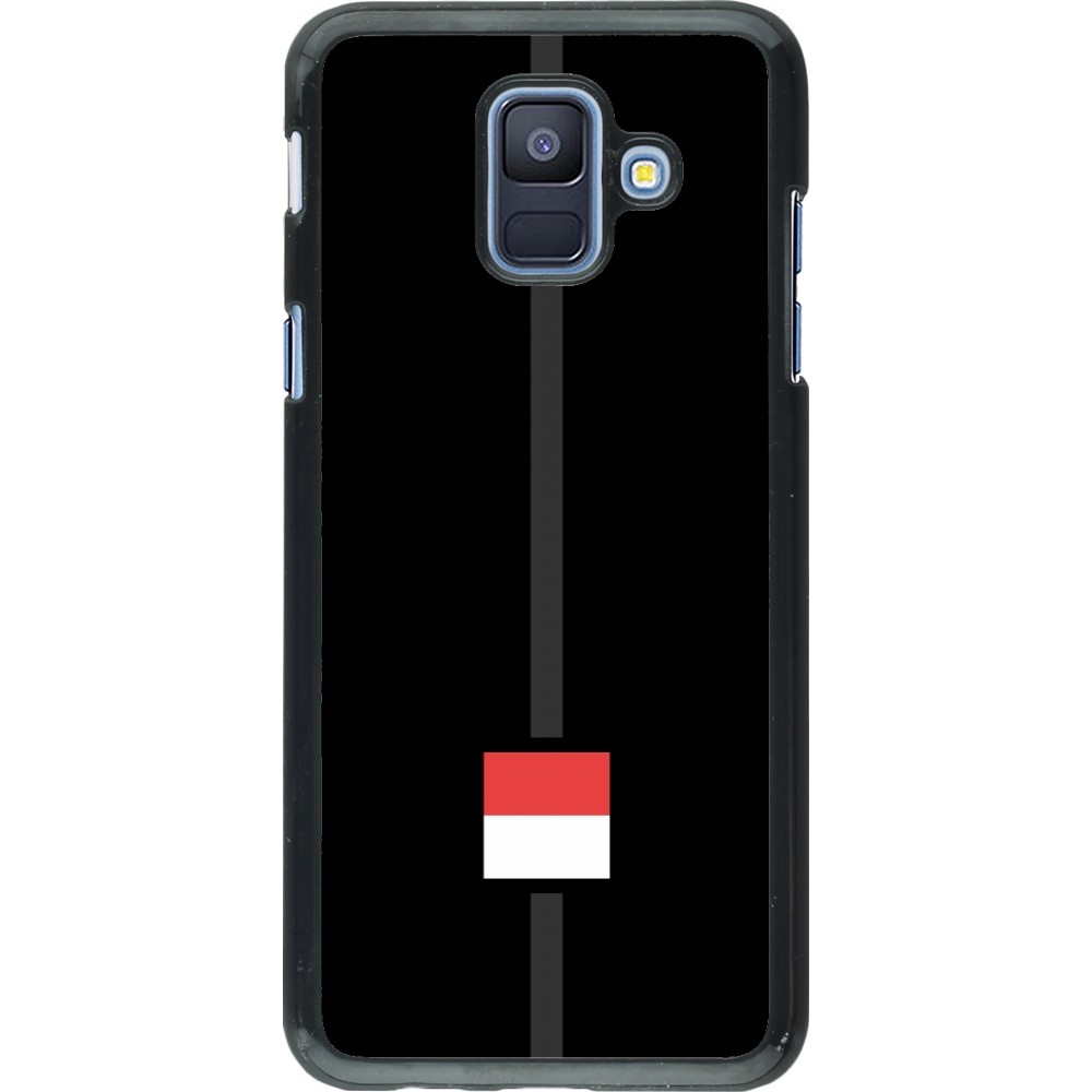 Samsung Galaxy A6 Case Hülle - Kanton SO schwarz