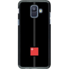 Samsung Galaxy A6 Case Hülle - Kanton SZ schwarz