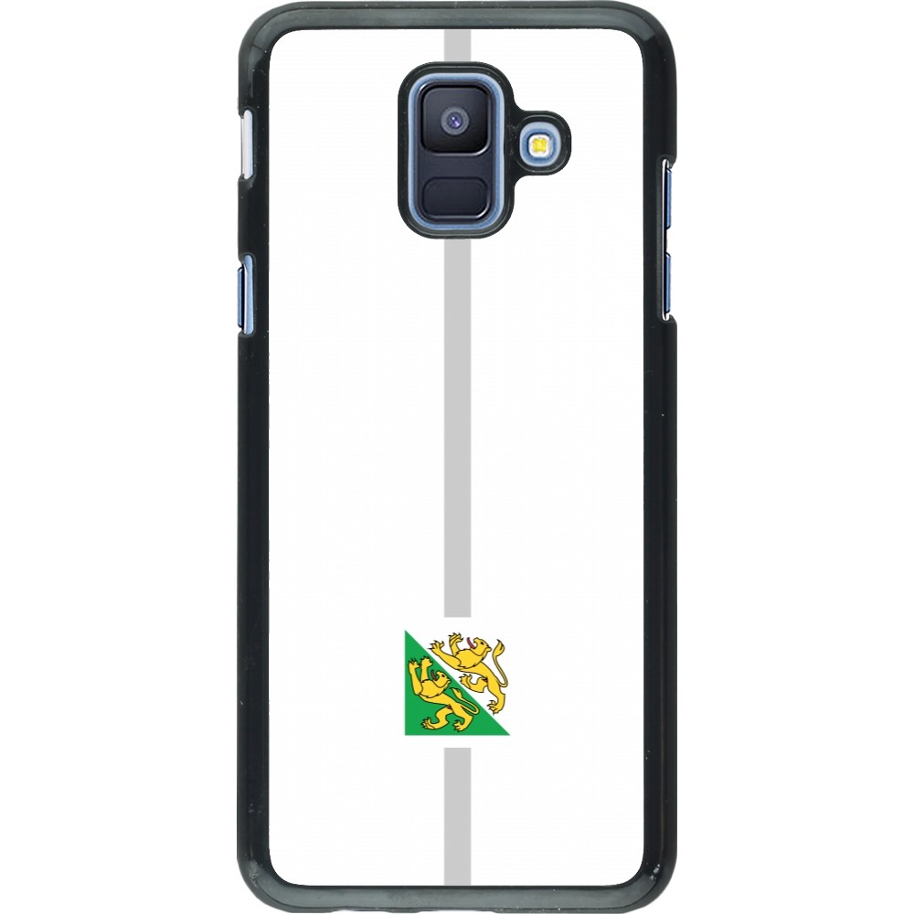 Samsung Galaxy A6 Case Hülle - Kanton TG weiss