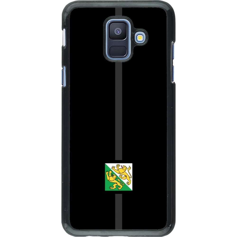 Samsung Galaxy A6 Case Hülle - Kanton TG schwarz