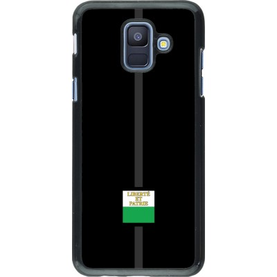 Samsung Galaxy A6 Case Hülle - Kanton VD schwarz