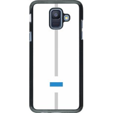 Samsung Galaxy A6 Case Hülle - Kanton ZG weiss