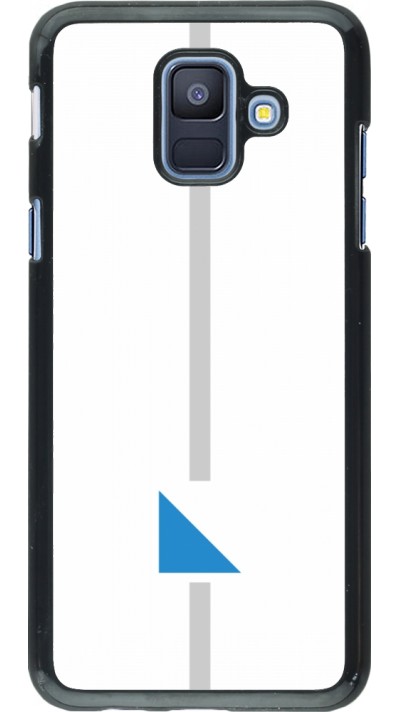 Samsung Galaxy A6 Case Hülle - Kanton ZH weiss
