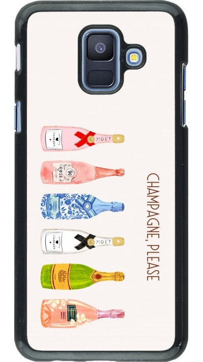 Samsung Galaxy A6 Case Hülle - Champagne Please
