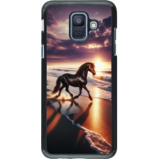 Samsung Galaxy A6 Case Hülle - Pferd majestätisch Strand
