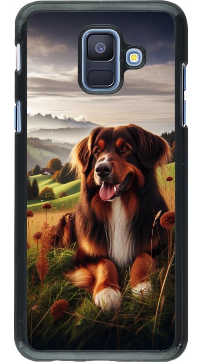 Samsung Galaxy A6 Case Hülle - Hund Land Schweiz