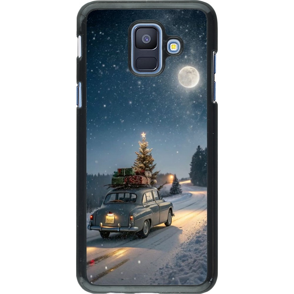 Coque Samsung Galaxy A6 - Christmas 25 Car with Tree Xmas