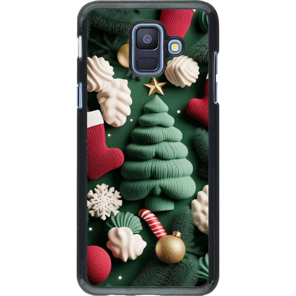 Coque Samsung Galaxy A6 - Christmas 25 Christmas textiles