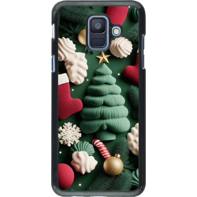 Coque Samsung Galaxy A6 - Christmas 25 Christmas textiles