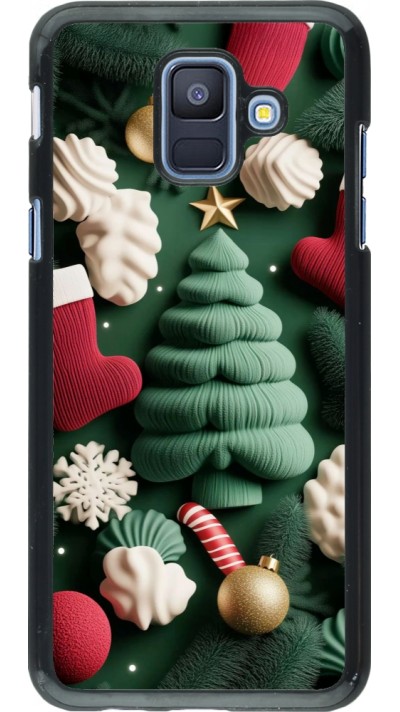 Coque Samsung Galaxy A6 - Christmas 25 Christmas textiles
