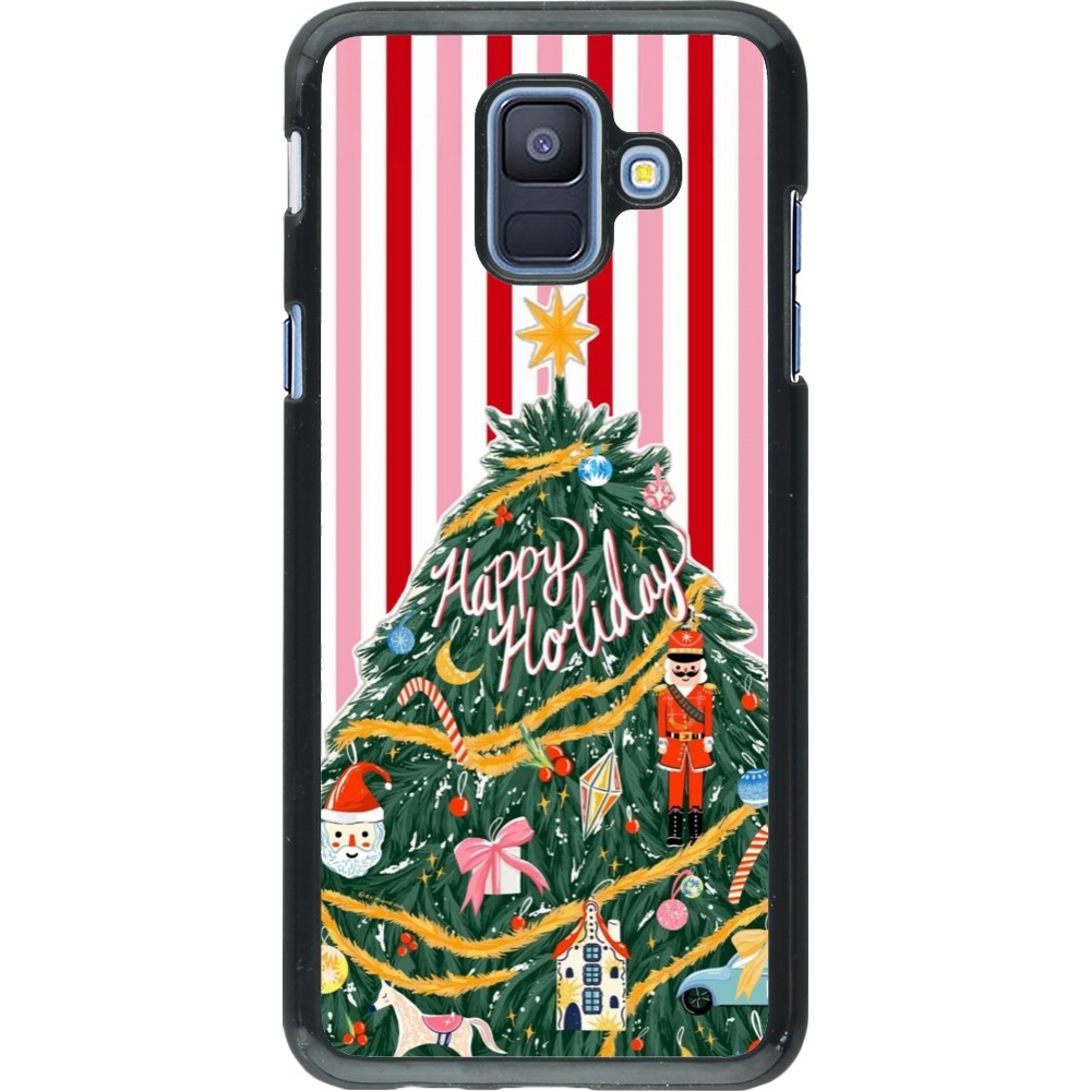Coque Samsung Galaxy A6 - Christmas 25 Happy Holiday