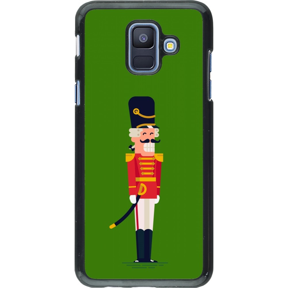 Coque Samsung Galaxy A6 - Christmas 25 Nutcracker Green