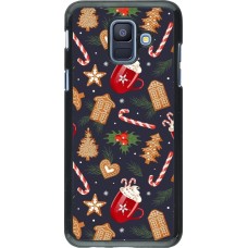 Coque Samsung Galaxy A6 - Christmas 25 Pattern Gingerbread House