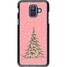 Coque Samsung Galaxy A6 - Christmas 25 Pink Tree