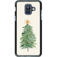 Coque Samsung Galaxy A6 - Christmas 25 Sketch Tree