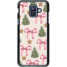 Coque Samsung Galaxy A6 - Christmas 25 Vintage Ribbons