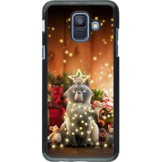 Coque Samsung Galaxy A6 - Christmas 25 Xmas Cat