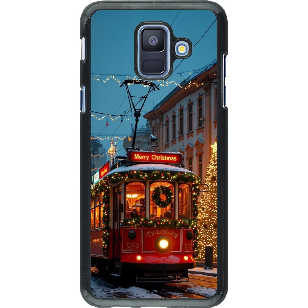 Coque Samsung Galaxy A6 - Christmas 25 Xmas Train