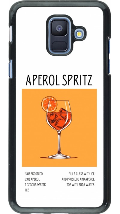 Samsung Galaxy A6 Case Hülle - Cocktail Rezept Aperol Spritz