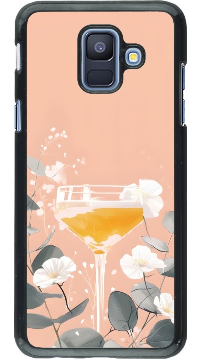 Samsung Galaxy A6 Case Hülle - Cocktail Flowers