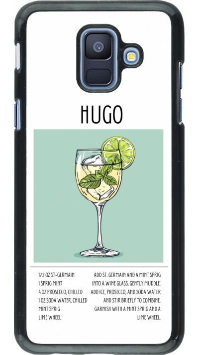 Samsung Galaxy A6 Case Hülle - Cocktail Rezept Hugo