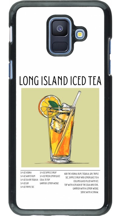 Samsung Galaxy A6 Case Hülle - Cocktail Rezept Long Island Ice Tea