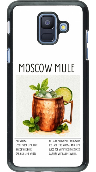 Samsung Galaxy A6 Case Hülle - Cocktail Rezept Moscow Mule