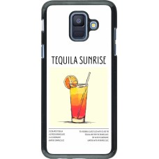 Coque Samsung Galaxy A6 - Cocktail recette Tequila Sunrise