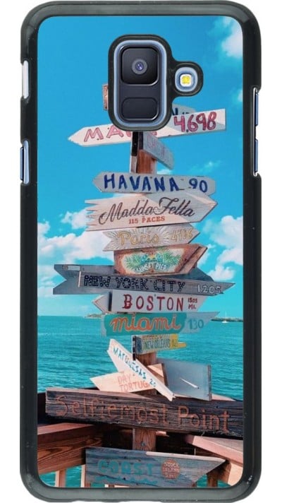 Coque Samsung Galaxy A6 - Cool Cities Directions
