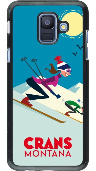 Coque Samsung Galaxy A6 - Crans-Montana Ski Downhill
