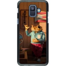 Samsung Galaxy A6 Case Hülle - Dancing frog DTMF