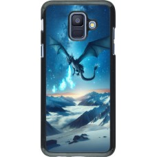 Coque Samsung Galaxy A6 - Dragon nocturne montagne