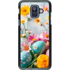 Coque Samsung Galaxy A6 - Easter 2026 Eggs with flowers