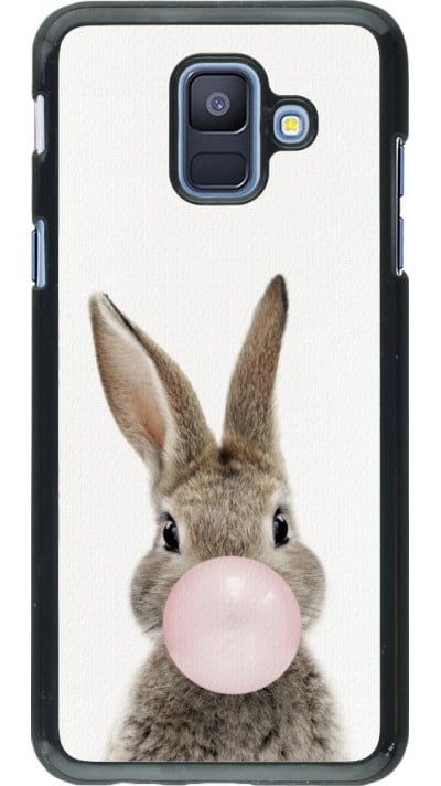 Samsung Galaxy A6 Case Hülle - Easter 2023 bubble gum bunny