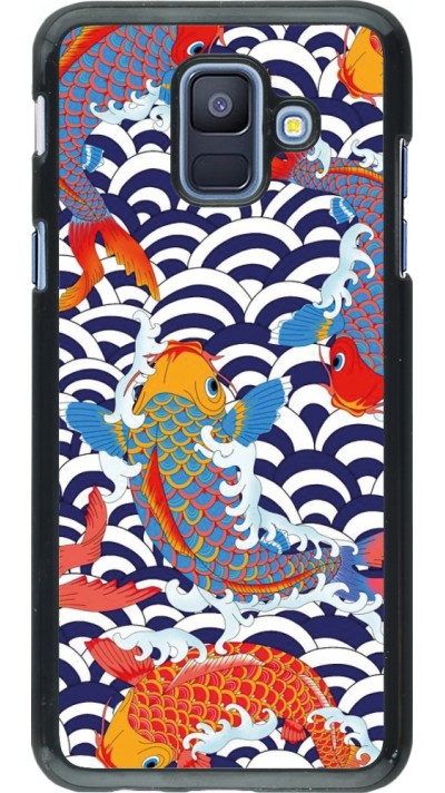 Samsung Galaxy A6 Case Hülle - Easter 2023 japanese fish