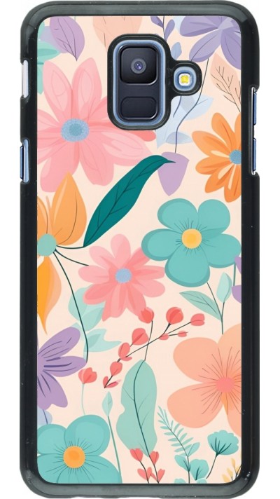 Samsung Galaxy A6 Case Hülle - Easter 2024 spring flowers