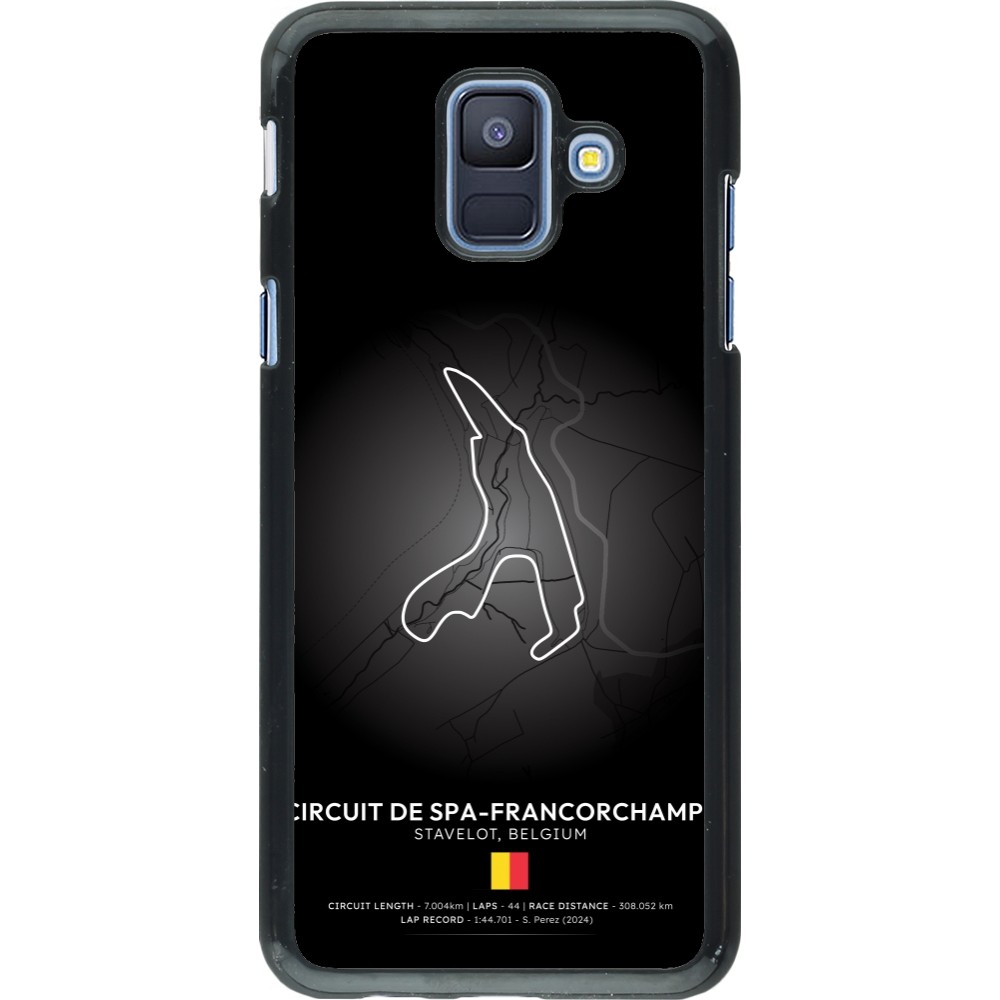 Samsung Galaxy A6 Case Hülle - F1 Track 2025 Belgium
