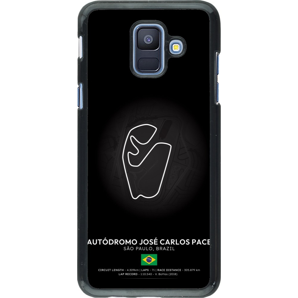 Samsung Galaxy A6 Case Hülle - F1 Track 2025 Brazil