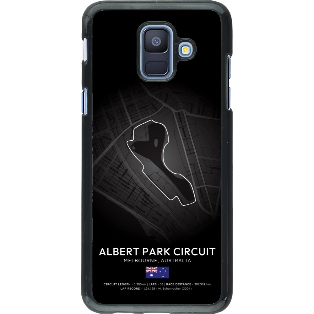 Samsung Galaxy A6 Case Hülle - F1 Track 2025 Melbourne