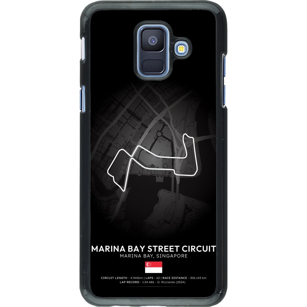 Samsung Galaxy A6 Case Hülle - F1 Track 2025 Singapore