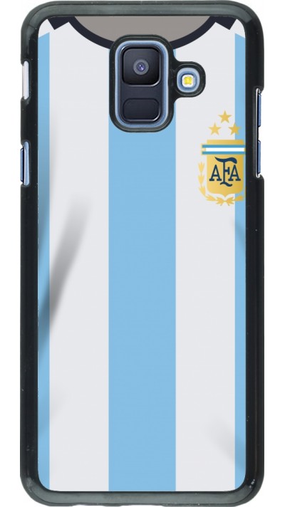 Coque Samsung Galaxy A6 - Maillot de football Argentine 2022 personnalisable
