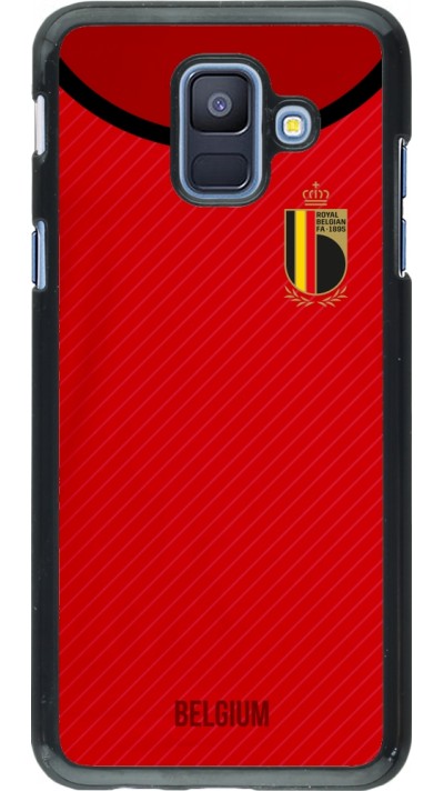 Coque Samsung Galaxy A6 - Maillot de football Belgique 2022 personnalisable