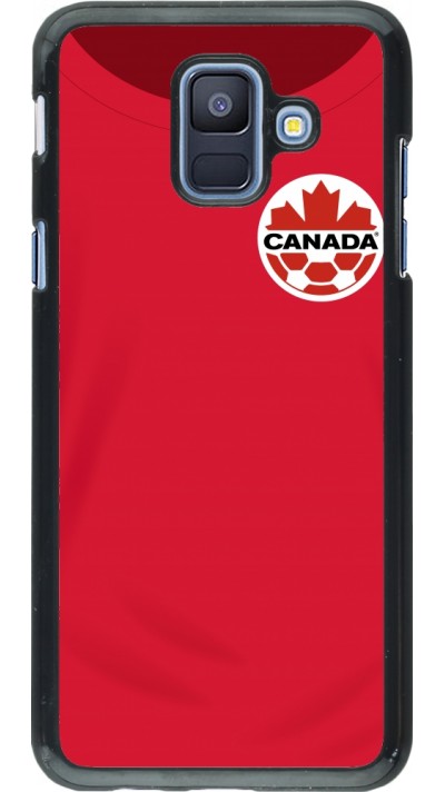 Coque Samsung Galaxy A6 - Maillot de football Canada 2022 personnalisable