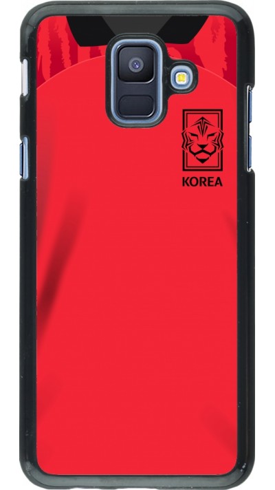 Samsung Galaxy A6 Case Hülle - Südkorea 2022 personalisierbares Fussballtrikot