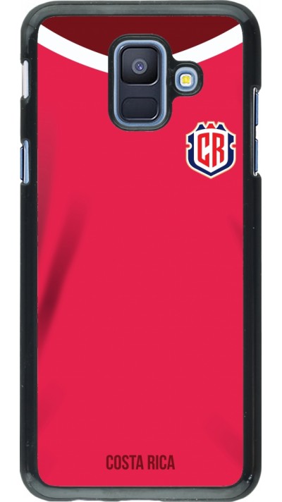 Coque Samsung Galaxy A6 - Maillot de football Costa Rica 2022 personnalisable