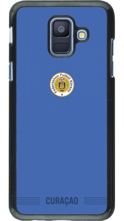 Samsung Galaxy A6 Case Hülle - Curaçao 2026 personalisierbares Fussballtrikot