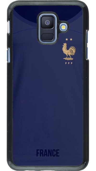 Samsung Galaxy A6 Case Hülle - Frankreich 2022 personalisierbares Fussballtrikot