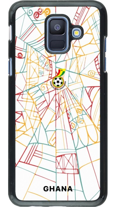 Coque Samsung Galaxy A6 - Maillot de football Ghana 2026 personnalisable
