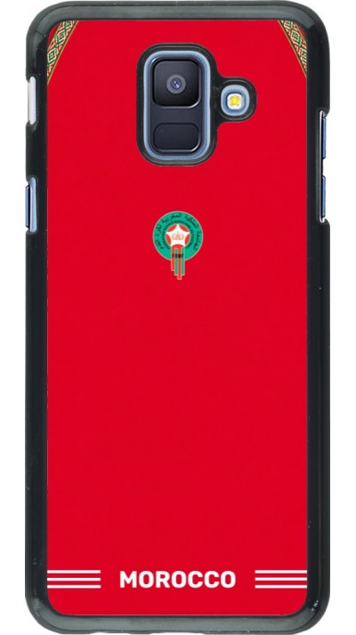 Coque Samsung Galaxy A6 - Maillot de football Maroc 2026 personnalisable